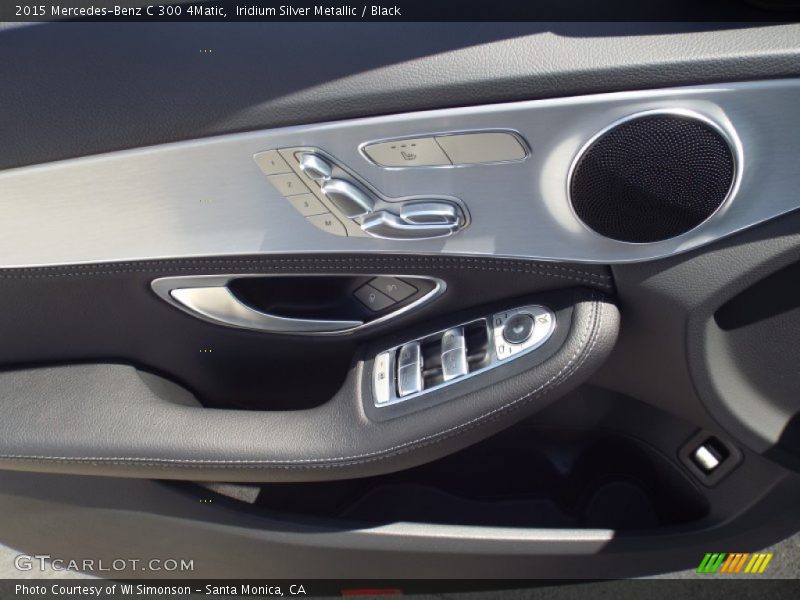 Iridium Silver Metallic / Black 2015 Mercedes-Benz C 300 4Matic