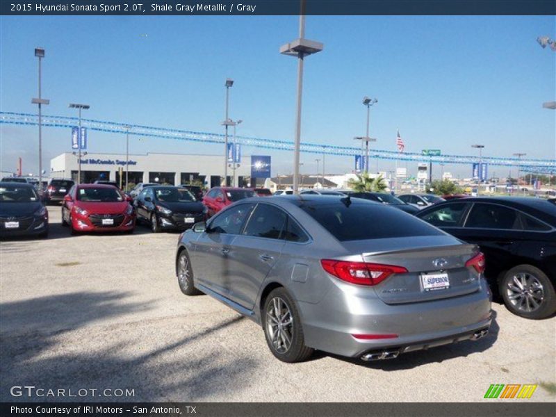 Shale Gray Metallic / Gray 2015 Hyundai Sonata Sport 2.0T