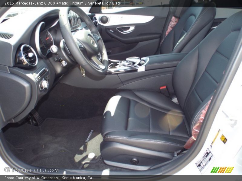 Iridium Silver Metallic / Black 2015 Mercedes-Benz C 300 4Matic