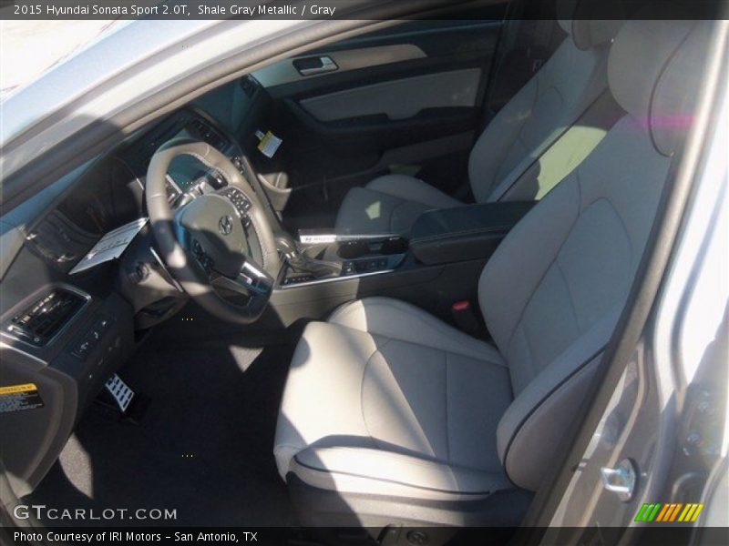 Shale Gray Metallic / Gray 2015 Hyundai Sonata Sport 2.0T