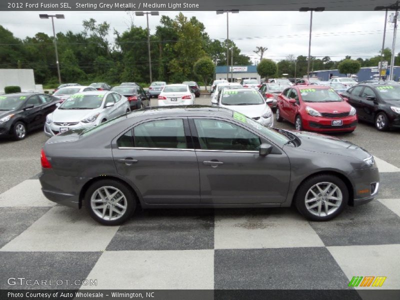 Sterling Grey Metallic / Medium Light Stone 2012 Ford Fusion SEL