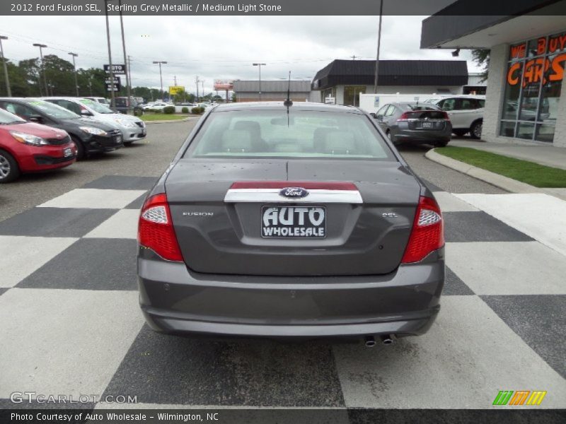 Sterling Grey Metallic / Medium Light Stone 2012 Ford Fusion SEL