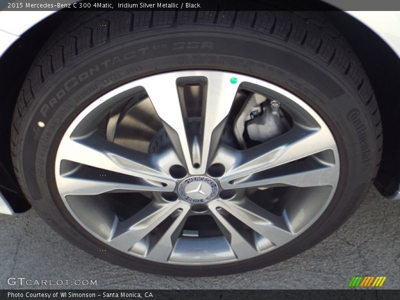 Iridium Silver Metallic / Black 2015 Mercedes-Benz C 300 4Matic