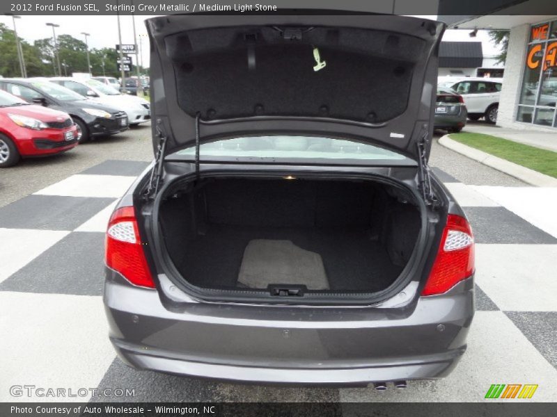 Sterling Grey Metallic / Medium Light Stone 2012 Ford Fusion SEL
