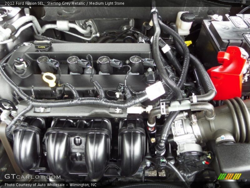 Sterling Grey Metallic / Medium Light Stone 2012 Ford Fusion SEL