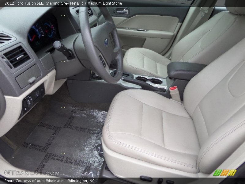 Sterling Grey Metallic / Medium Light Stone 2012 Ford Fusion SEL