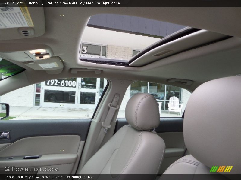 Sterling Grey Metallic / Medium Light Stone 2012 Ford Fusion SEL