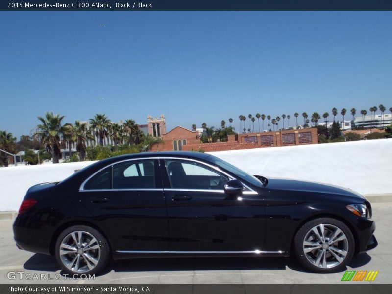 Black / Black 2015 Mercedes-Benz C 300 4Matic