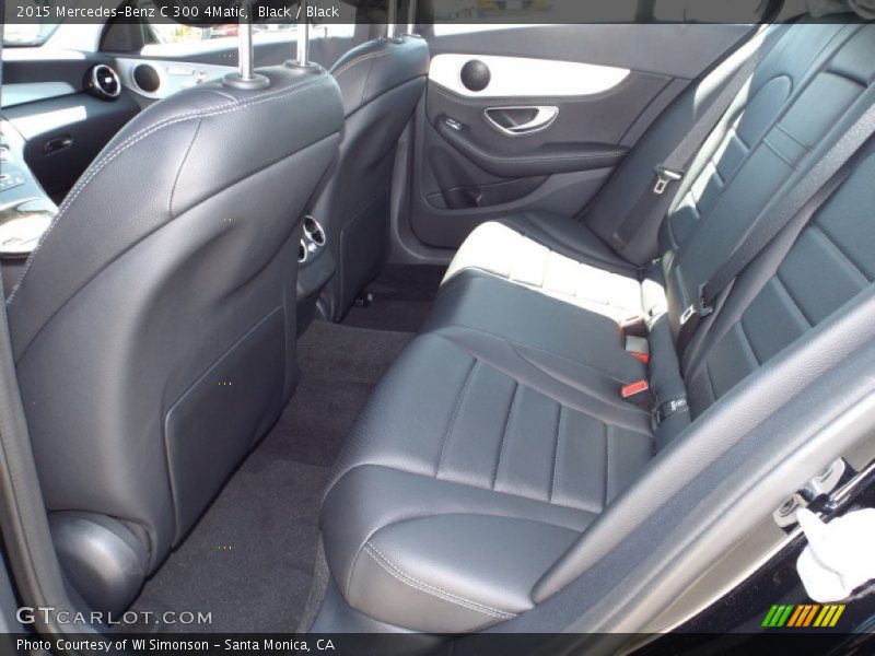 Black / Black 2015 Mercedes-Benz C 300 4Matic