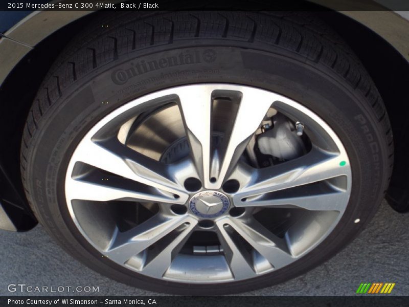 Black / Black 2015 Mercedes-Benz C 300 4Matic