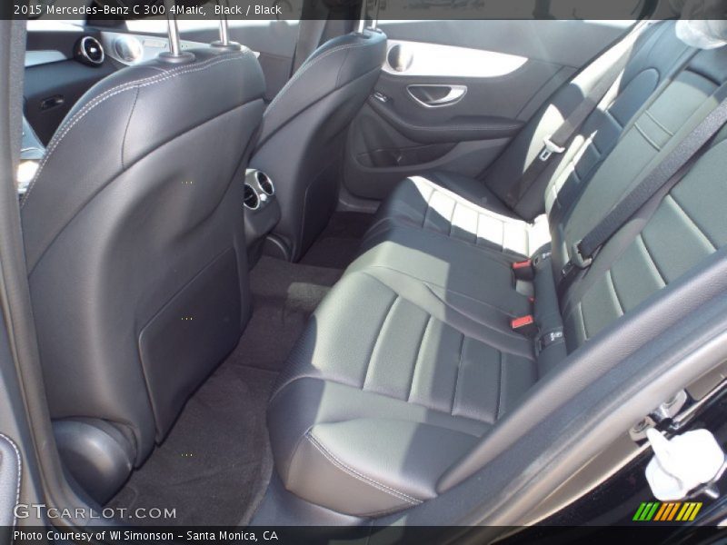 Black / Black 2015 Mercedes-Benz C 300 4Matic