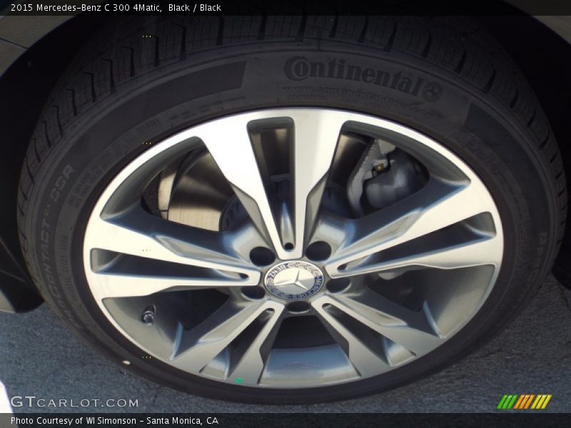 Black / Black 2015 Mercedes-Benz C 300 4Matic