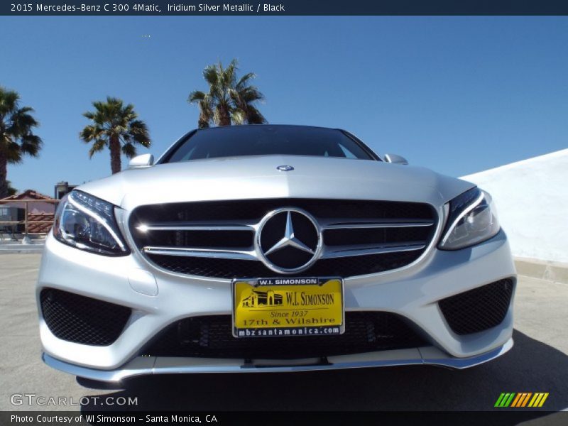 Iridium Silver Metallic / Black 2015 Mercedes-Benz C 300 4Matic