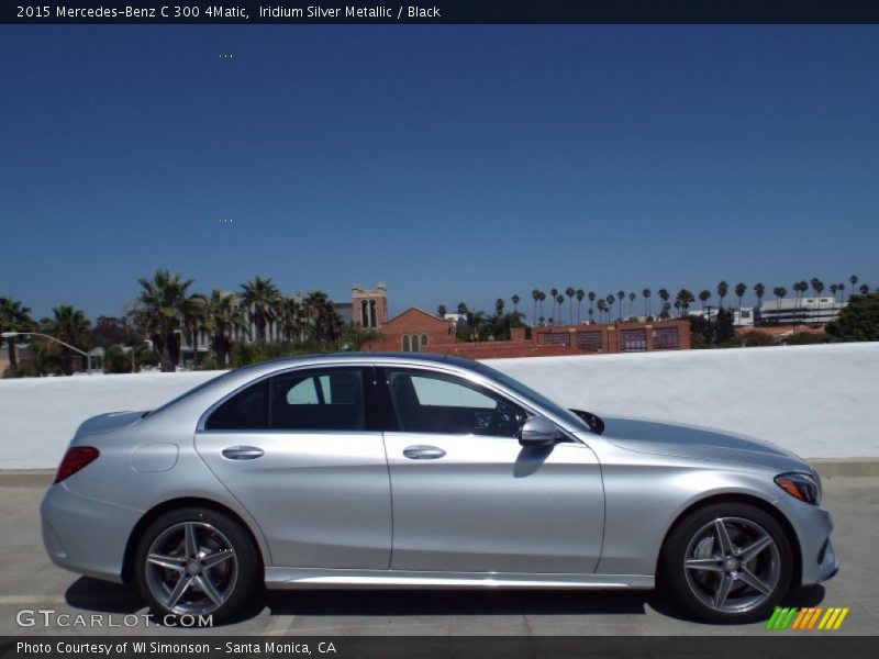 Iridium Silver Metallic / Black 2015 Mercedes-Benz C 300 4Matic