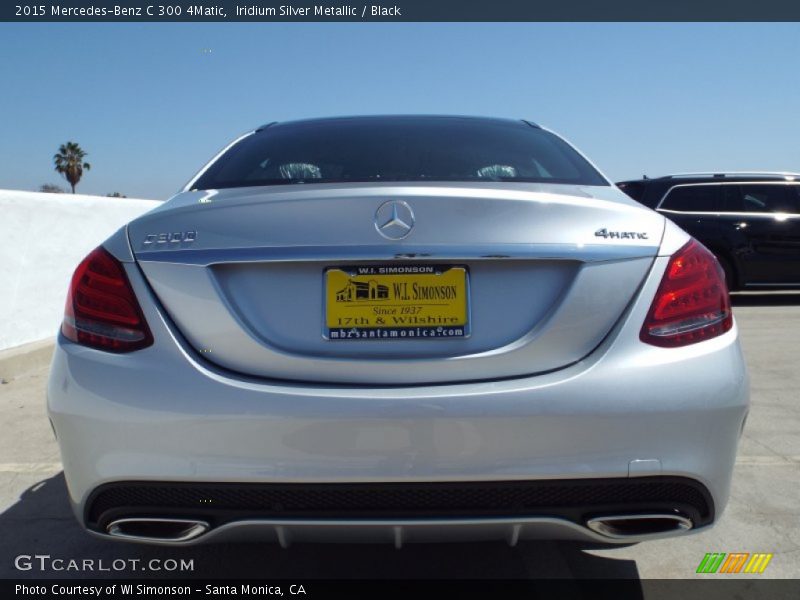 Iridium Silver Metallic / Black 2015 Mercedes-Benz C 300 4Matic