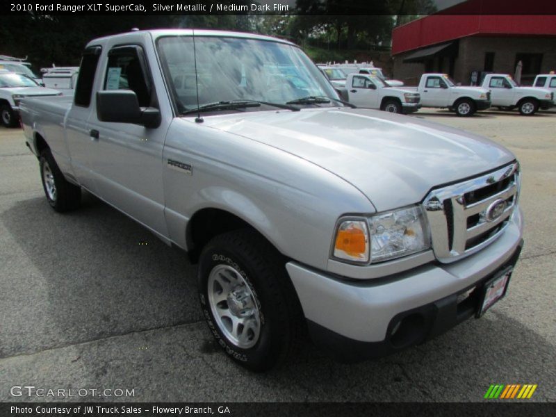 Silver Metallic / Medium Dark Flint 2010 Ford Ranger XLT SuperCab