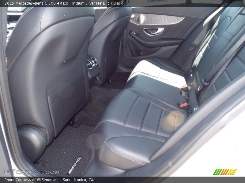 Iridium Silver Metallic / Black 2015 Mercedes-Benz C 300 4Matic