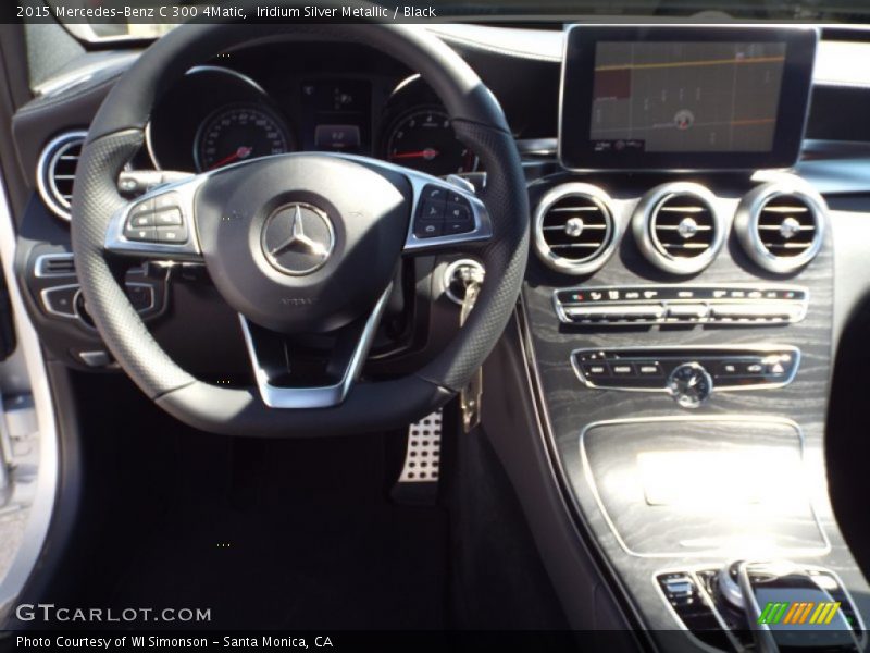 Iridium Silver Metallic / Black 2015 Mercedes-Benz C 300 4Matic