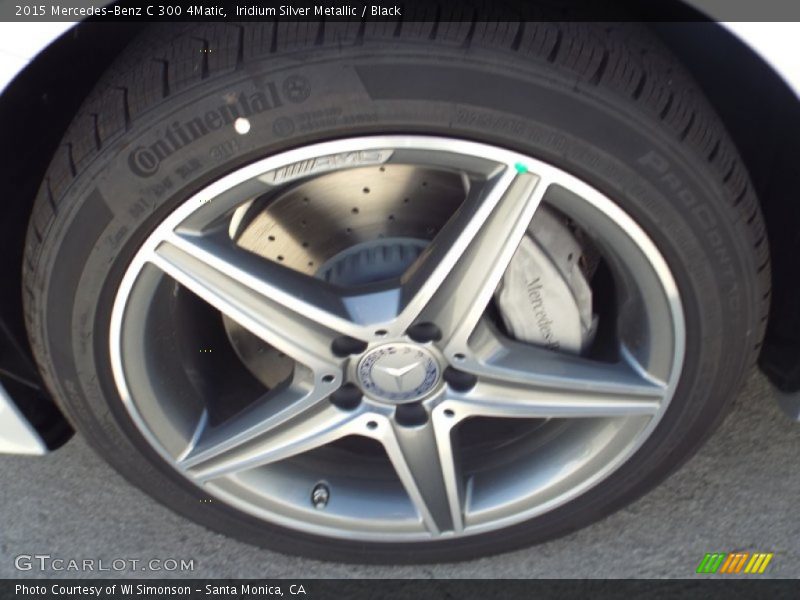 Iridium Silver Metallic / Black 2015 Mercedes-Benz C 300 4Matic