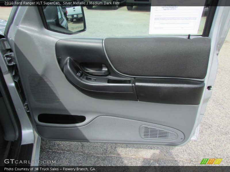 Silver Metallic / Medium Dark Flint 2010 Ford Ranger XLT SuperCab