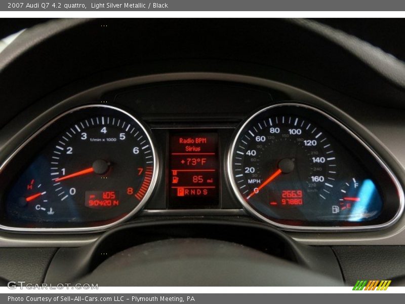 Light Silver Metallic / Black 2007 Audi Q7 4.2 quattro