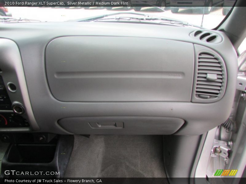 Silver Metallic / Medium Dark Flint 2010 Ford Ranger XLT SuperCab