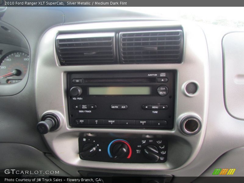 Silver Metallic / Medium Dark Flint 2010 Ford Ranger XLT SuperCab