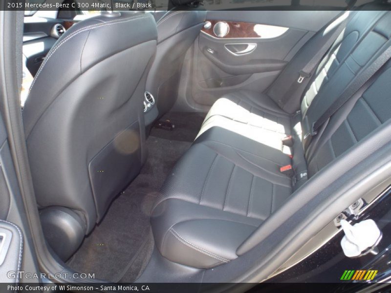 Black / Black 2015 Mercedes-Benz C 300 4Matic