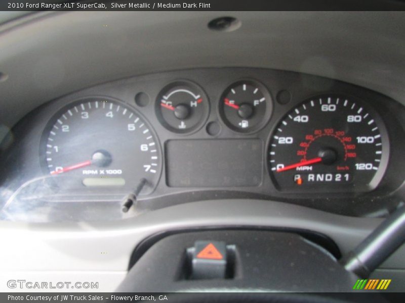 Silver Metallic / Medium Dark Flint 2010 Ford Ranger XLT SuperCab