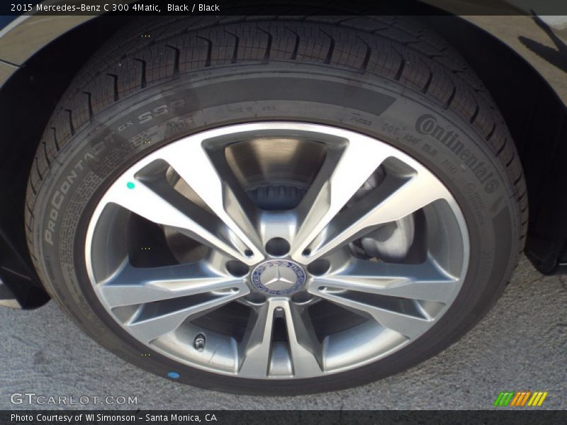 Black / Black 2015 Mercedes-Benz C 300 4Matic