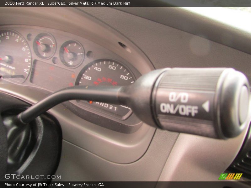 Silver Metallic / Medium Dark Flint 2010 Ford Ranger XLT SuperCab