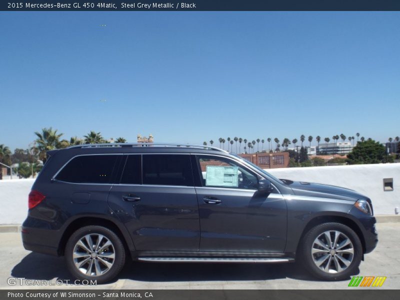 Steel Grey Metallic / Black 2015 Mercedes-Benz GL 450 4Matic