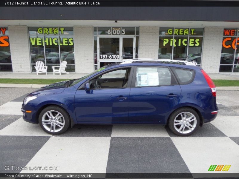 Atlantic Blue / Beige 2012 Hyundai Elantra SE Touring