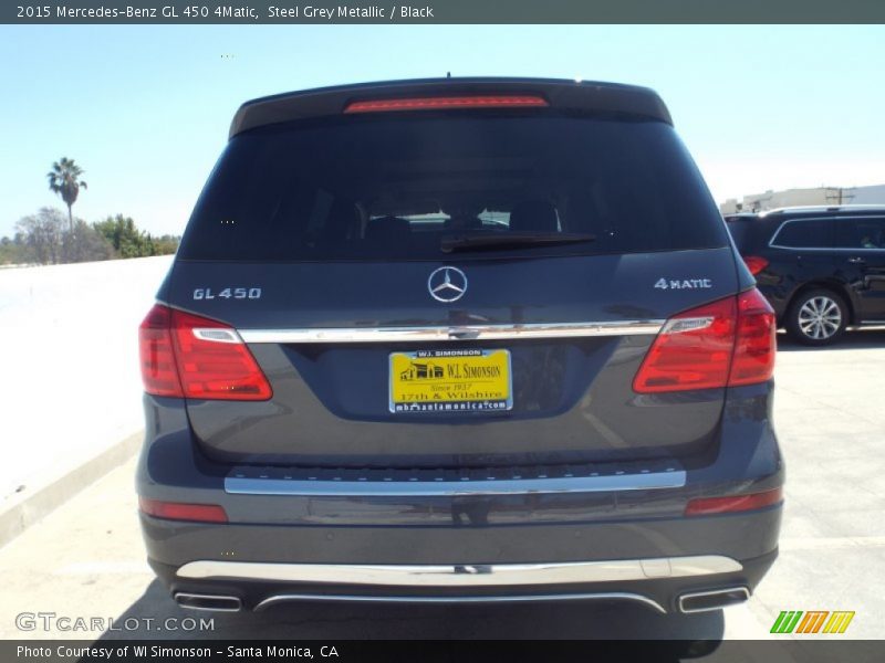 Steel Grey Metallic / Black 2015 Mercedes-Benz GL 450 4Matic
