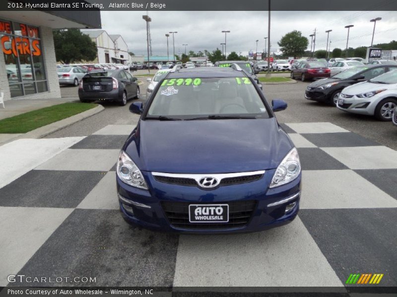 Atlantic Blue / Beige 2012 Hyundai Elantra SE Touring