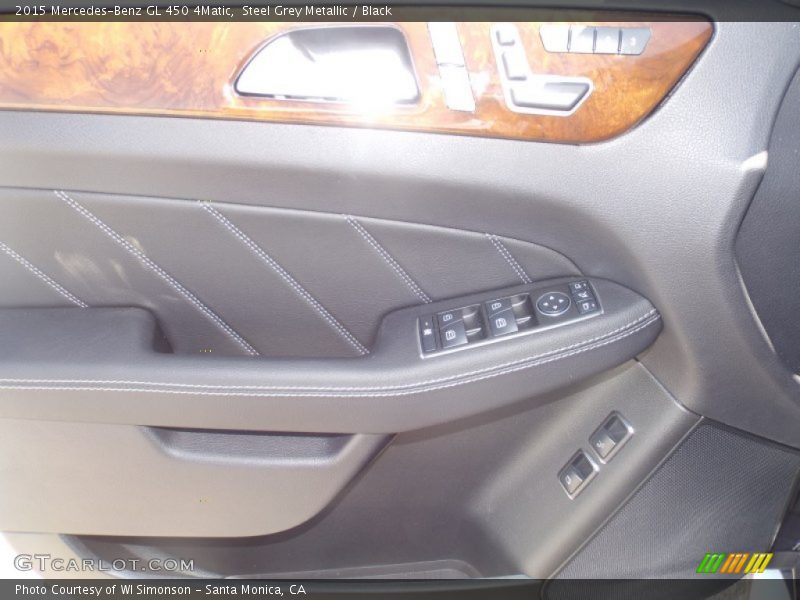 Steel Grey Metallic / Black 2015 Mercedes-Benz GL 450 4Matic