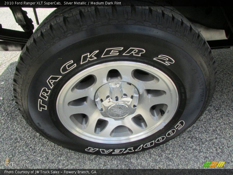 Silver Metallic / Medium Dark Flint 2010 Ford Ranger XLT SuperCab