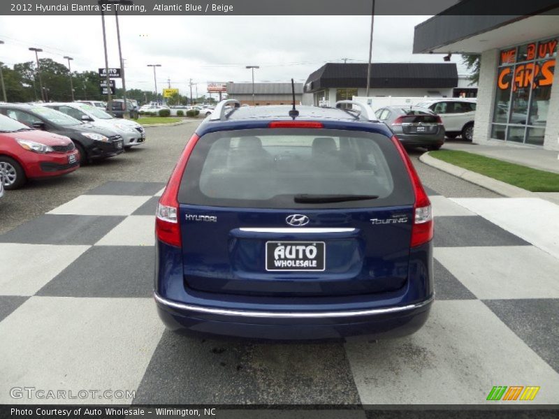 Atlantic Blue / Beige 2012 Hyundai Elantra SE Touring