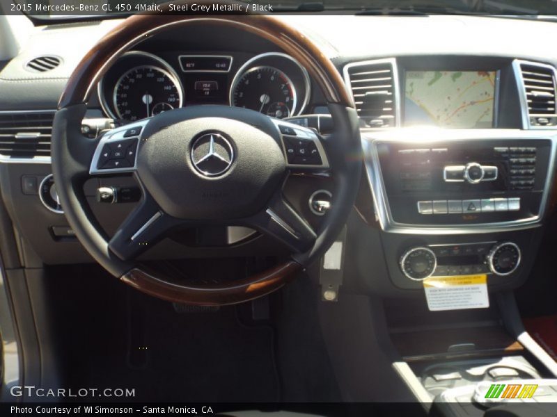 Steel Grey Metallic / Black 2015 Mercedes-Benz GL 450 4Matic