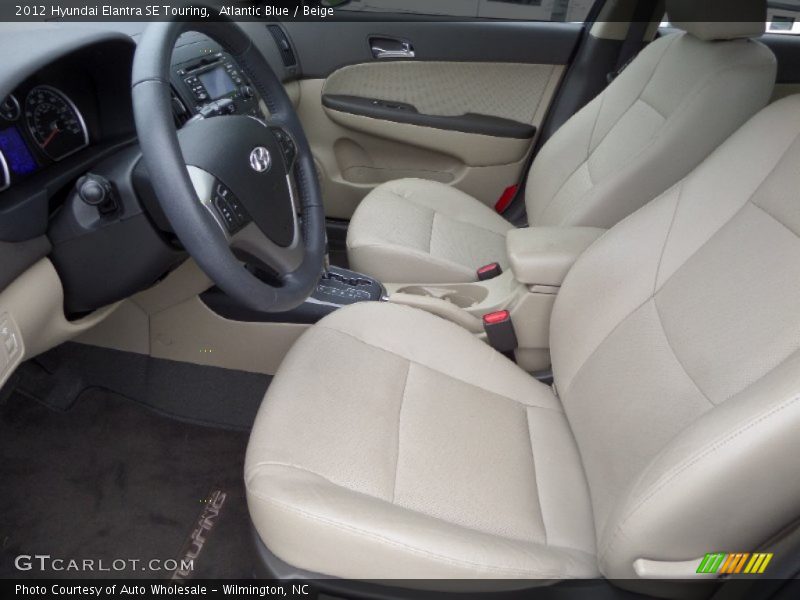 Atlantic Blue / Beige 2012 Hyundai Elantra SE Touring