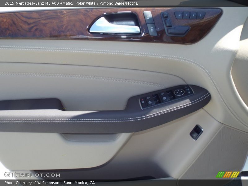 Polar White / Almond Beige/Mocha 2015 Mercedes-Benz ML 400 4Matic