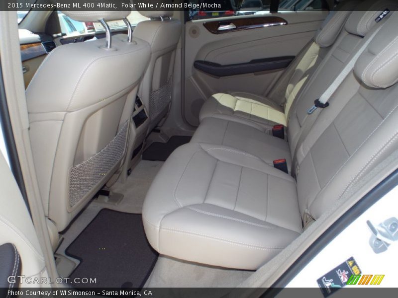 Polar White / Almond Beige/Mocha 2015 Mercedes-Benz ML 400 4Matic