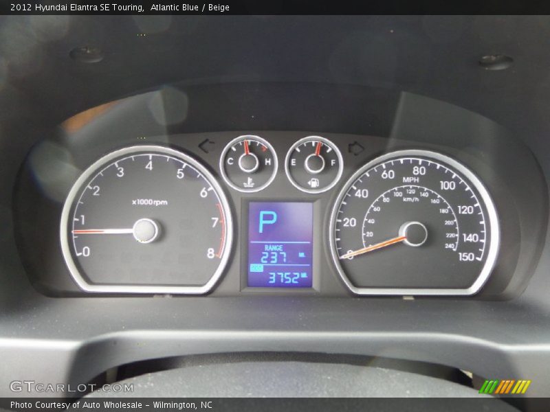 Atlantic Blue / Beige 2012 Hyundai Elantra SE Touring