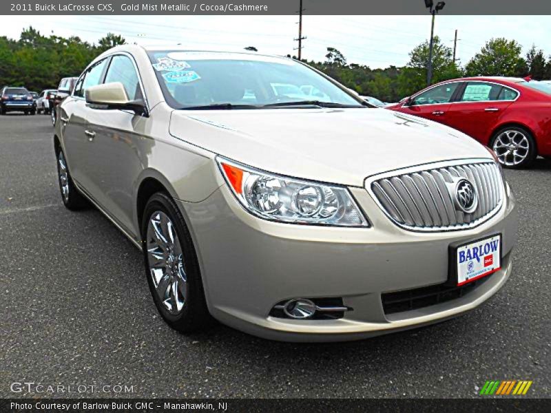 Gold Mist Metallic / Cocoa/Cashmere 2011 Buick LaCrosse CXS