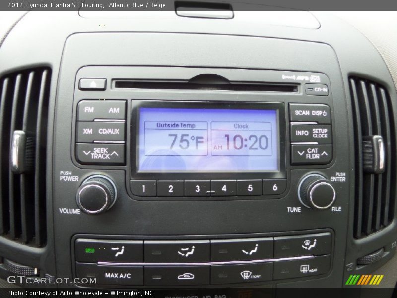 Atlantic Blue / Beige 2012 Hyundai Elantra SE Touring