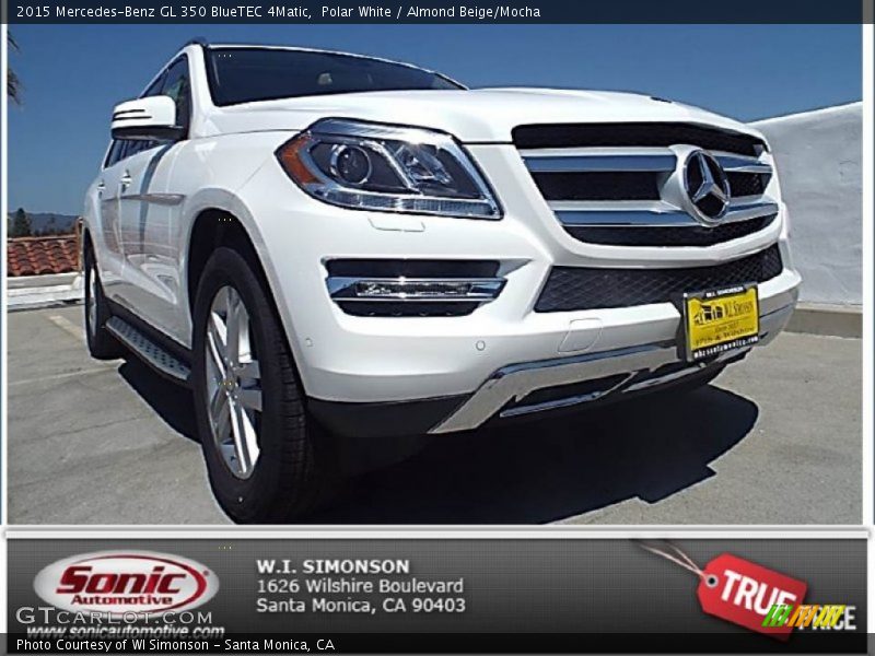 Polar White / Almond Beige/Mocha 2015 Mercedes-Benz GL 350 BlueTEC 4Matic