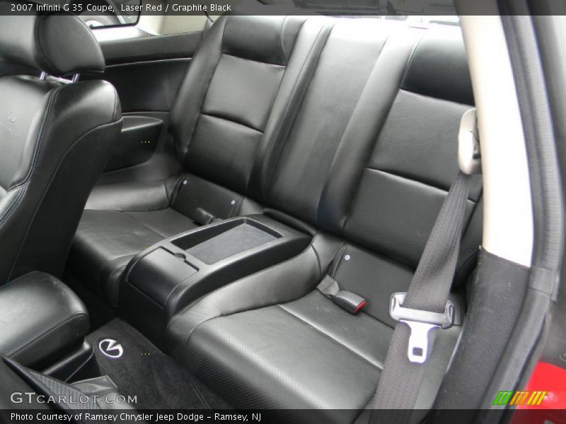 Laser Red / Graphite Black 2007 Infiniti G 35 Coupe