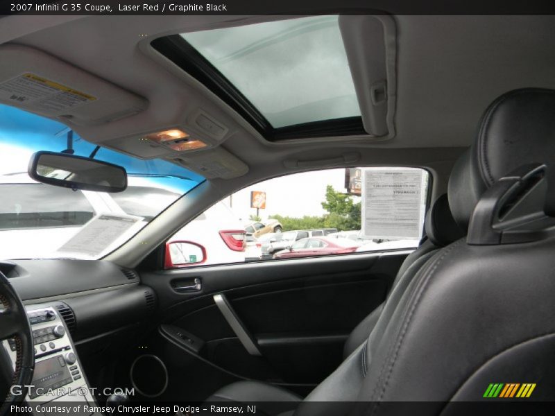 Laser Red / Graphite Black 2007 Infiniti G 35 Coupe
