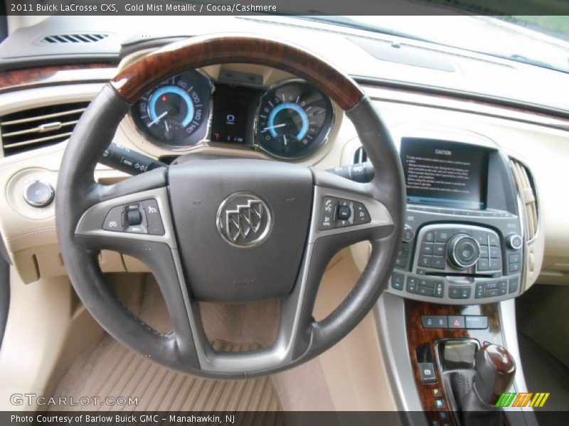 Gold Mist Metallic / Cocoa/Cashmere 2011 Buick LaCrosse CXS