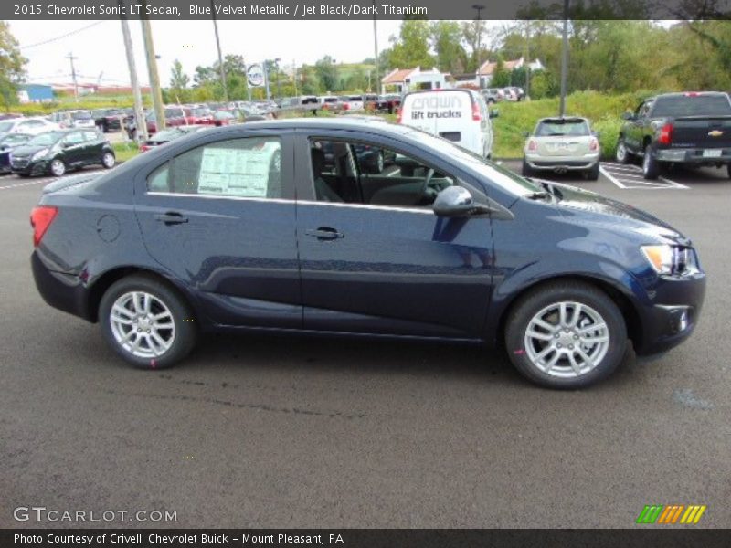  2015 Sonic LT Sedan Blue Velvet Metallic